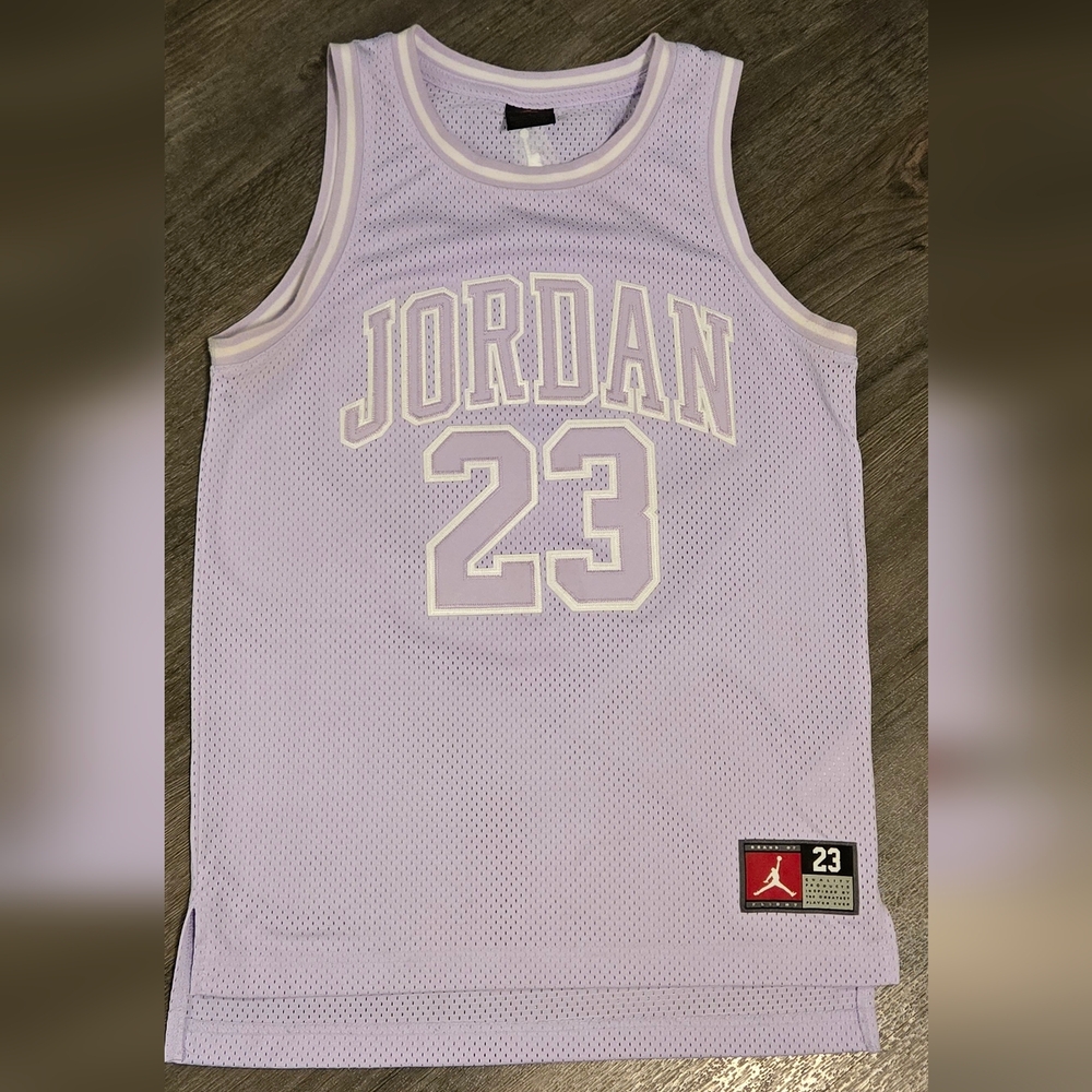 Air Jordan 23 Lavender Mesh Jersey – Women’s Medium - Picture 3 of 11